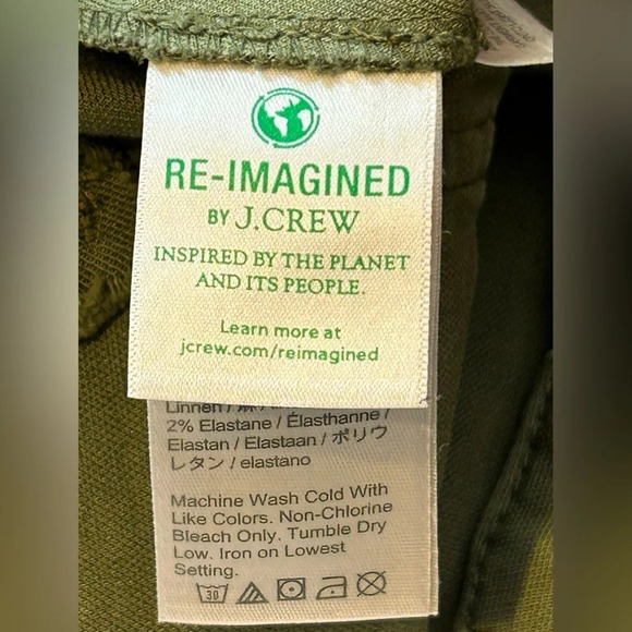 J Crew Military Garment-dyed mini skirt, BK713 size 8 - Picture 8 of 11